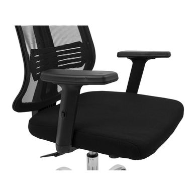 Armchair Ergo - Black / CHROME / М-1