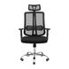 Armchair Ergo - Black / CHROME / М-1