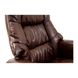 Armchair Congress - Brown Leather / CHROME / М-2 Wide