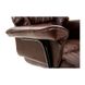 Armchair Congress - Brown Leather / CHROME / М-2 Wide