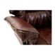 Armchair Congress - Brown Leather / CHROME / М-2 Wide