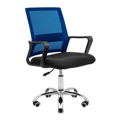 Armchair Yujin - Blue / CHROME / Piastra